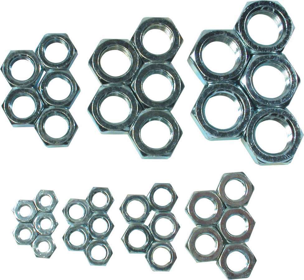 ALLSTAR PERFORMANCE 18290 - RH Jam Nut Assortment Steel image