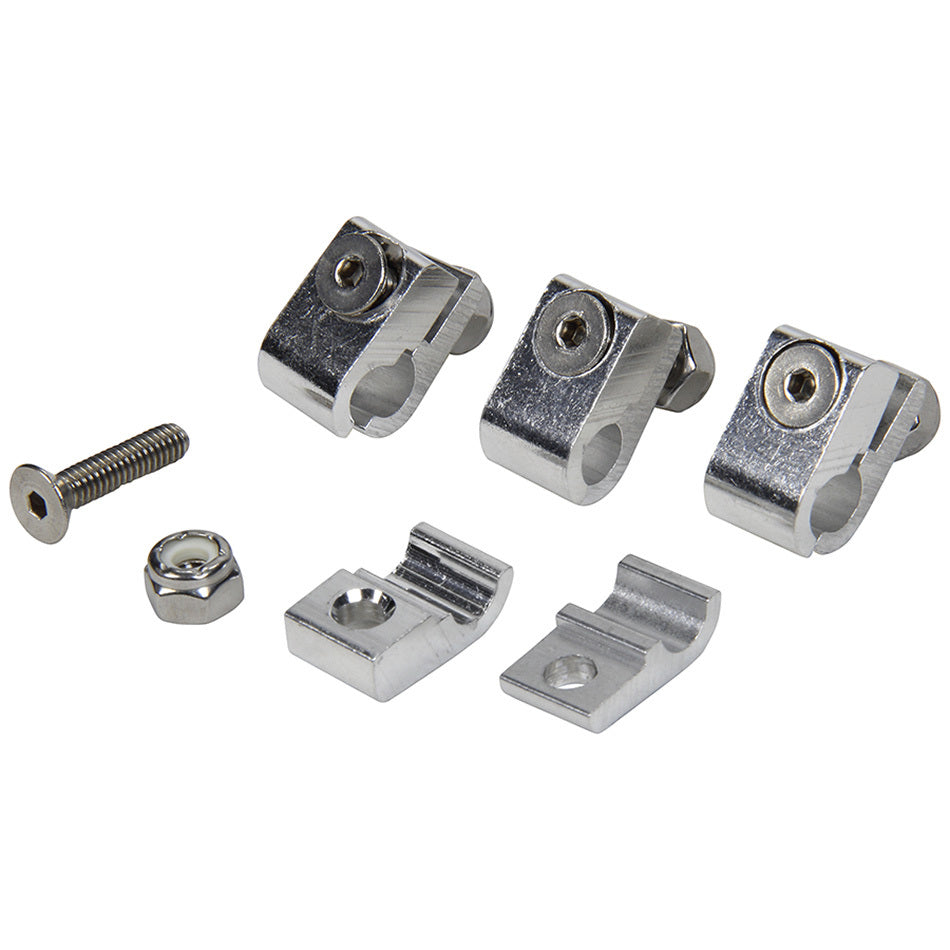 ALLSTAR PERFORMANCE 18321 - 2pc Alum Line Clamps 1/4in 4pk image