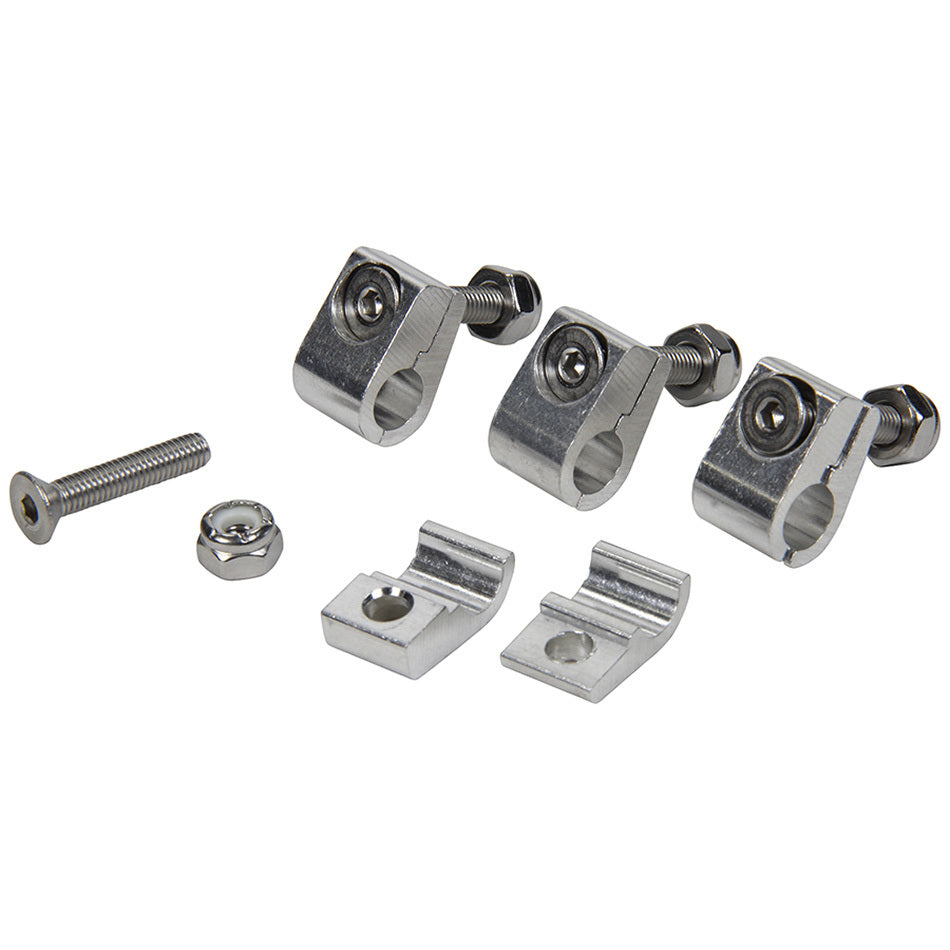 ALLSTAR PERFORMANCE 18322 - 2pc Alum Line Clamps 5/16in 4pk image