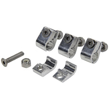 Load image into Gallery viewer, ALLSTAR PERFORMANCE 18323 - 2pc Alum Line Clamps 3/8in 4pk image