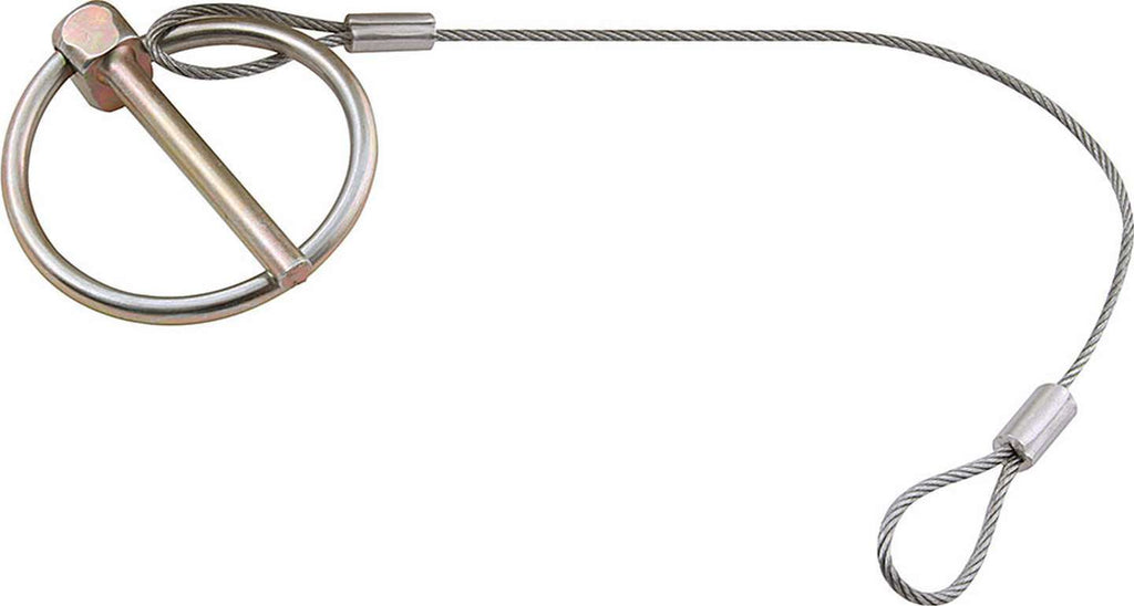 ALLSTAR PERFORMANCE 18462 - Flip-Over Clip 3/16in w/ 10in Lanyard image