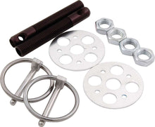Load image into Gallery viewer, ALLSTAR PERFORMANCE 18473 - LW Alum Hood Pin Kit 3/8in Black image