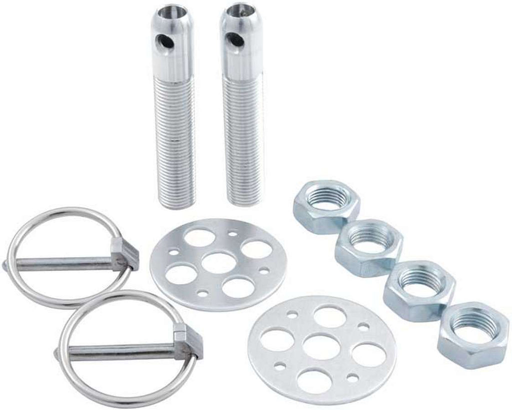 ALLSTAR PERFORMANCE 18476 - LW Alum Hood Pin Kit 1/2in Silver image