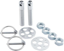 Load image into Gallery viewer, ALLSTAR PERFORMANCE 18476 - LW Alum Hood Pin Kit 1/2in Silver image