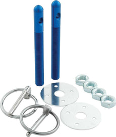 ALLSTAR PERFORMANCE 18482 - Alum Hood Pin Kit 3/8in Blue image