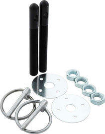 ALLSTAR PERFORMANCE 18484 - Alum Hood Pin Kit 3/8in Black image