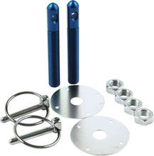 Load image into Gallery viewer, ALLSTAR PERFORMANCE 18502 - Alum Hood Pin Kit 1/2in Blue image
