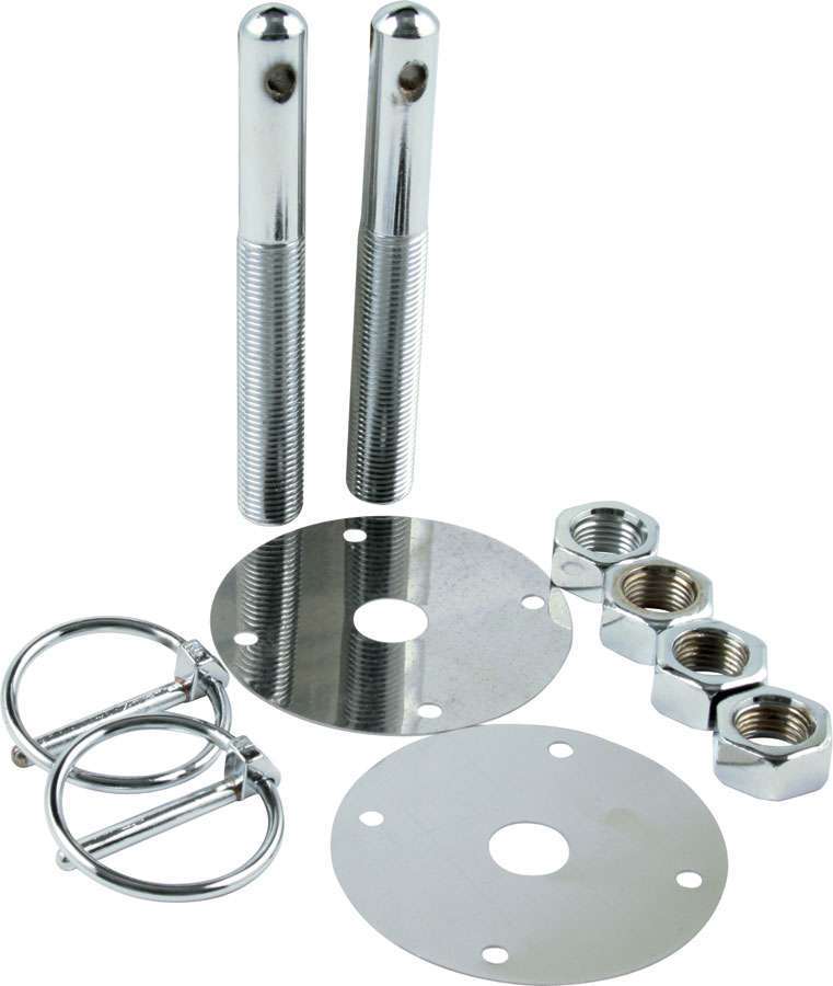 ALLSTAR PERFORMANCE 18512 - Steel Hood Pin Kit w/ 3/16in Flip-Over Clips image