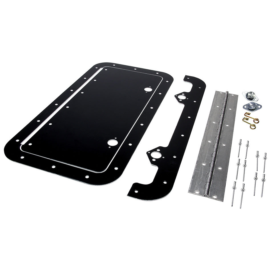 ALLSTAR PERFORMANCE 18542 - Access Panel Kit Black 6in x 14in image