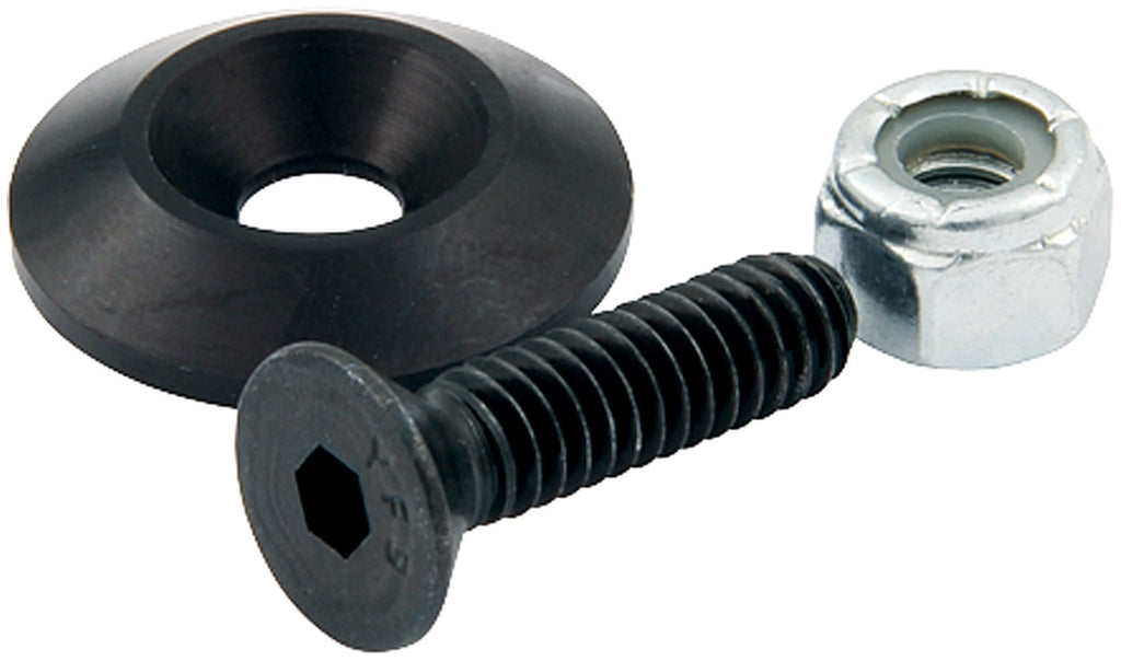 ALLSTAR PERFORMANCE 18631 - Countersunk Bolts #10 w/1in Washer Black 10pk image