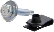 Load image into Gallery viewer, ALLSTAR PERFORMANCE 18656 - Body Bolt Kit w/ Clips 10pk Silver image