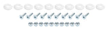 Countersunk Bolt Kit White 10pk
