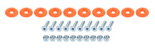 Load image into Gallery viewer, ALLSTAR PERFORMANCE 18689 - Countersunk Bolt Kit Fluorescent Orange 10pk image