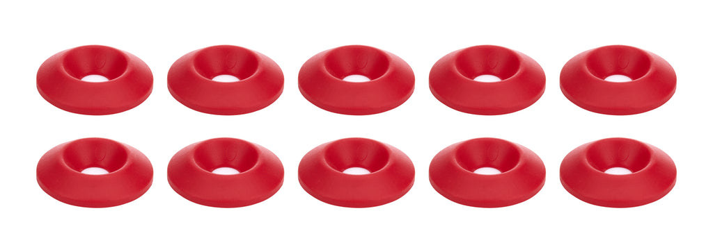 ALLSTAR PERFORMANCE 18692 - Countersunk Washer Red 10pk image
