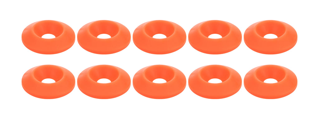 ALLSTAR PERFORMANCE 18699 - Countersunk Washer Fluorescent Orange 10pk image