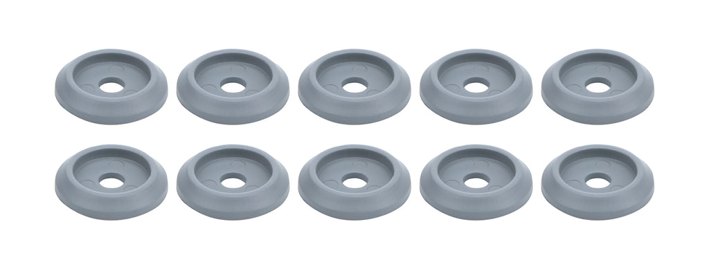 ALLSTAR PERFORMANCE 18850 - Body Bolt Washer Plastic Silver 10pk image