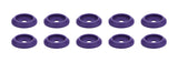 Body Bolt Washer Plastic Purple 10pk
