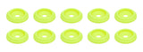 Body Bolt Washer Plastic Fluorescent Yellow 10pk