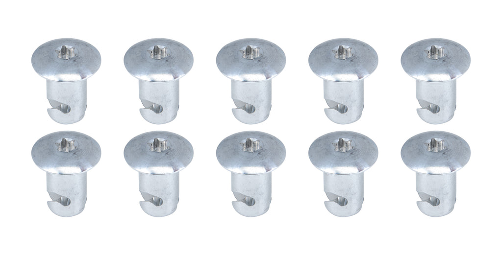 ALLSTAR PERFORMANCE 19071 - Oval Hd T-30 Torx Fast. 7/16 .500in 10pk Alum image