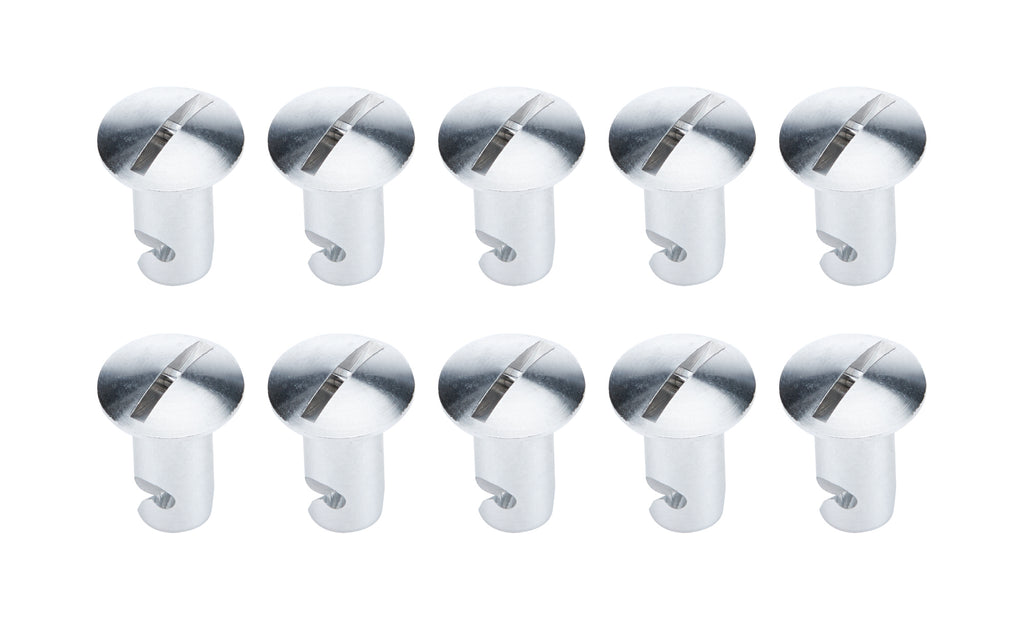 ALLSTAR PERFORMANCE 19276 - Oval Hd Fasteners 5/16 .500in 10pk Alum image