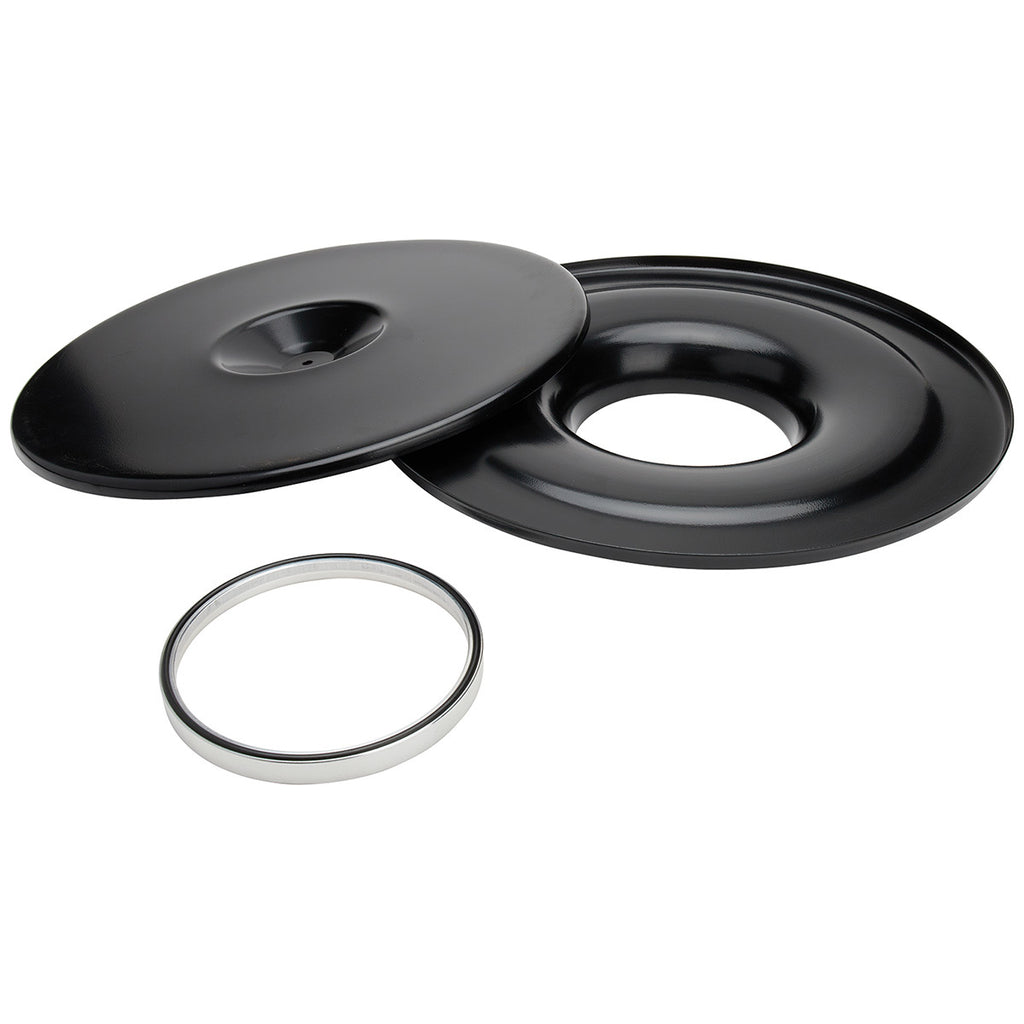 ALLSTAR PERFORMANCE 25951 - Flat 14in Air Cleaner Kit Black image