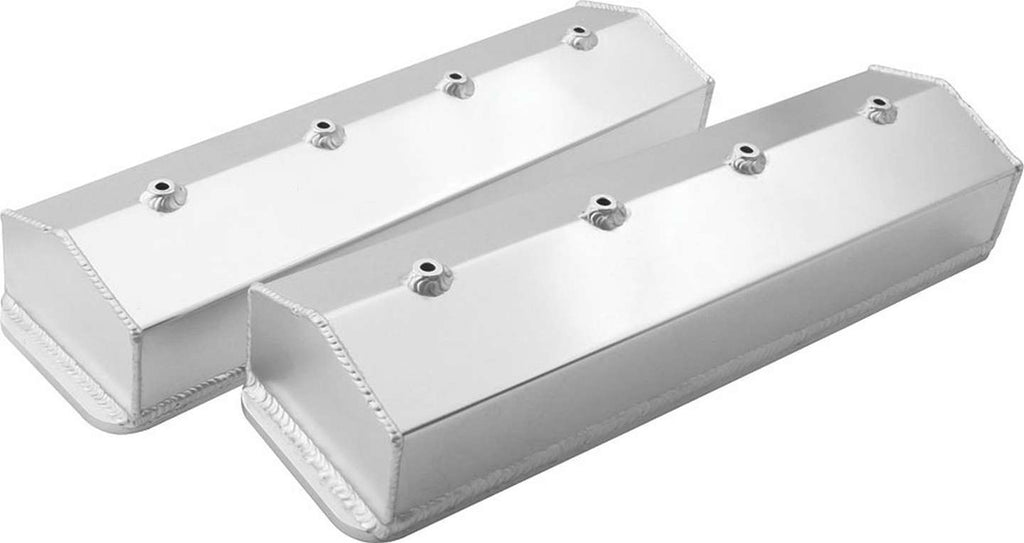 ALLSTAR PERFORMANCE 26172 - Valve Covers SBC Fab Alum Centerbolt image