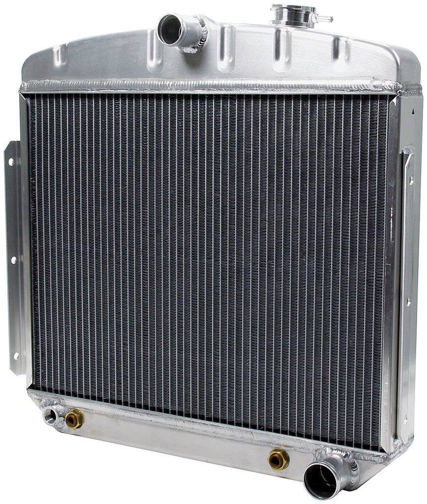 ALLSTAR PERFORMANCE 30005 - Radiator 1955-56 Chevy 6 Cyl w/ Trans Cooler image