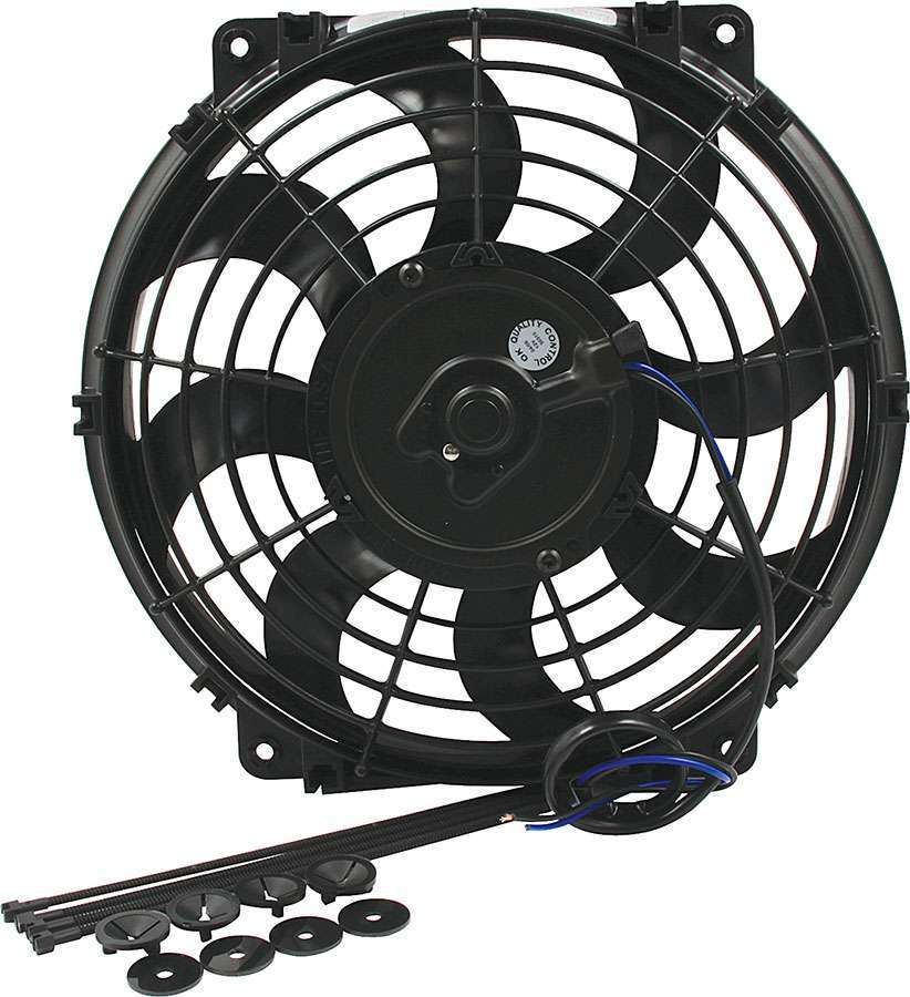 ALLSTAR PERFORMANCE 30070 - Electric Fan 10in Curved Blade image