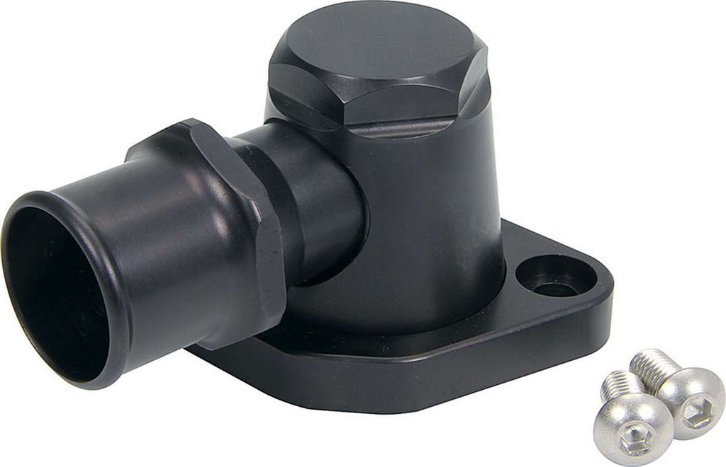 ALLSTAR PERFORMANCE 30370 - Billet Water Neck 1-1/2in Black image