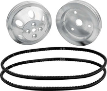 Load image into Gallery viewer, ALLSTAR PERFORMANCE 31083 - 1:1 Pulley Kit for use w/o Power Steering image