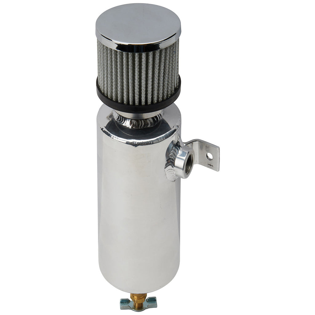 ALLSTAR PERFORMANCE 36108 - Breather Tank w/1 bung RH Fitting image
