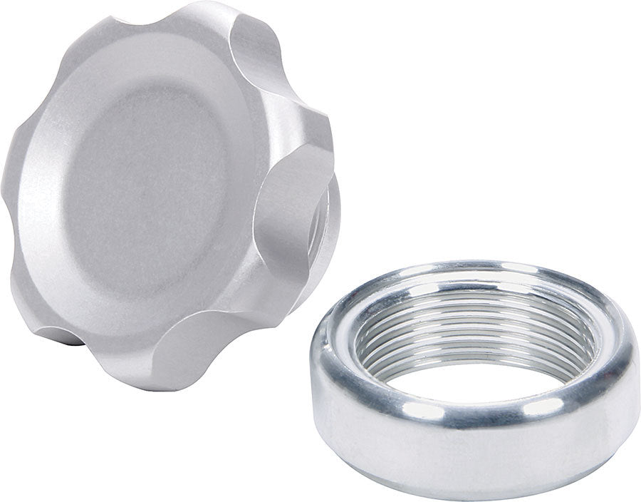 ALLSTAR PERFORMANCE 36160 - Filler Cap Silver with Weld-In Alum Bung Small image