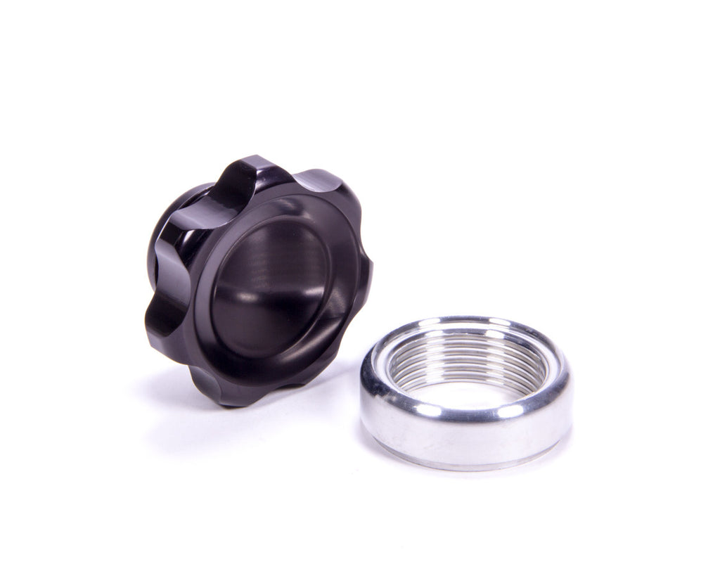 ALLSTAR PERFORMANCE 36164 - Filler Cap Black with Weld-In Alum Bung Small image