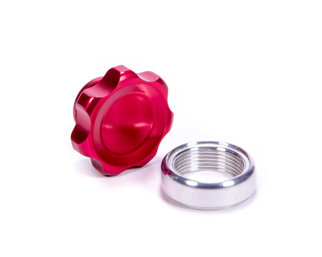ALLSTAR PERFORMANCE 36165 - Filler Cap Red with Weld-In Alum Bung Small image