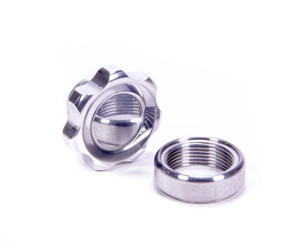 ALLSTAR PERFORMANCE 36169 - Filler Cap Polished with Weld-In Steel Bung Small image