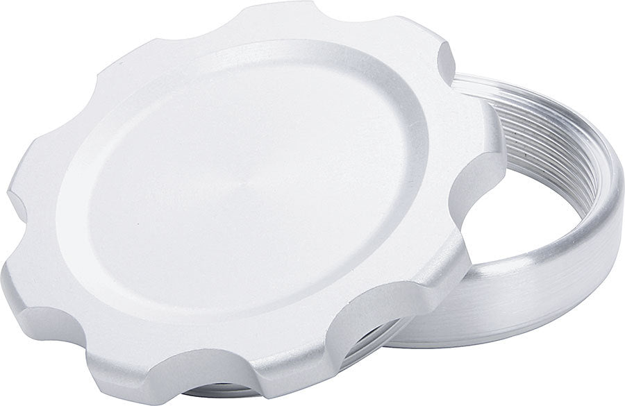 ALLSTAR PERFORMANCE 36170 - Filler Cap Silver with Weld-In Alum Bung image
