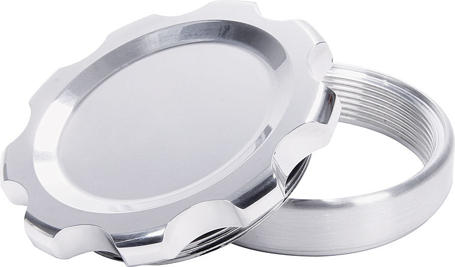 ALLSTAR PERFORMANCE 36173 - Filler Cap Polished with Weld-In Alum Bung Large image