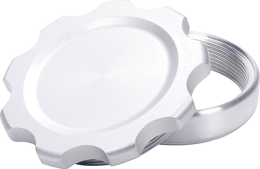 ALLSTAR PERFORMANCE 36174 - Filler Cap Silver with Weld-In Steel Bung Large image