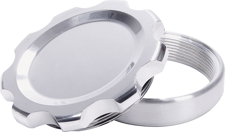 ALLSTAR PERFORMANCE 36177 - Filler Cap Polished with Weld-In Steel Bung Large image