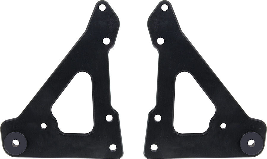 ALLSTAR PERFORMANCE 38145 - Front Motor Plate 2pc w/ Bushings Black image