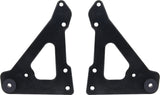 Front Motor Plate 2pc w/ Bushings Black