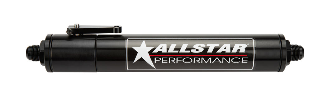 ALLSTAR PERFORMANCE 40196 - Fuel Filter w/ Shut Off 6AN No Element image