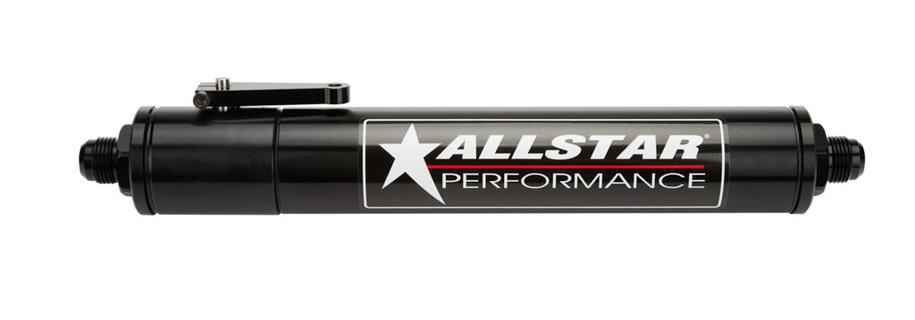 ALLSTAR PERFORMANCE 40197 - Fuel Filter w/ Shut Off 8AN No Element image