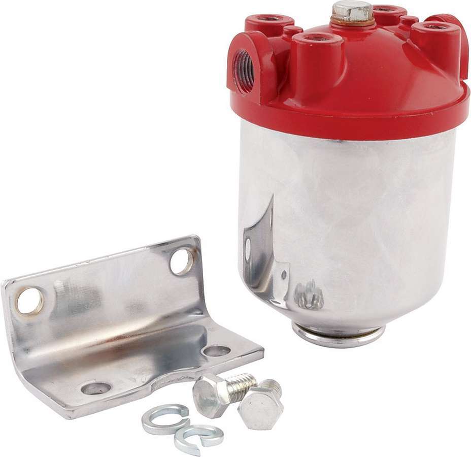 ALLSTAR PERFORMANCE 40250 - Fuel Filter Chrome Canister image