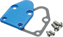 Load image into Gallery viewer, ALLSTAR PERFORMANCE 40300 - SBC F/P Block Off Plate Blue image