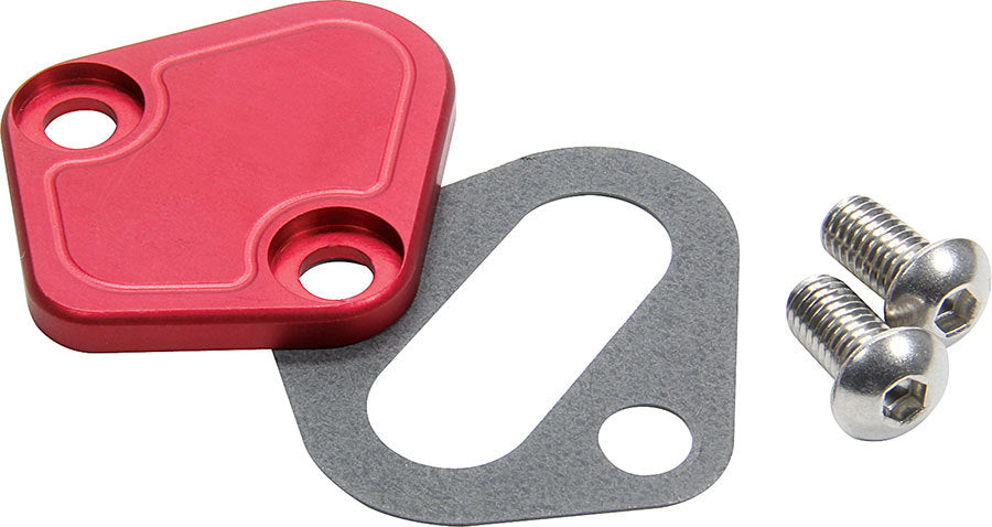 ALLSTAR PERFORMANCE 40305 - BBC F/P Block Off Plate Red image