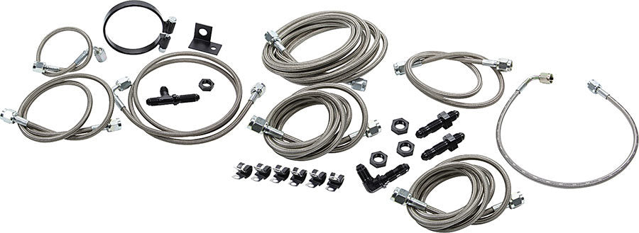ALLSTAR PERFORMANCE 42052 - Dirt Car Brake Line Kit Mod OEM Calipers image