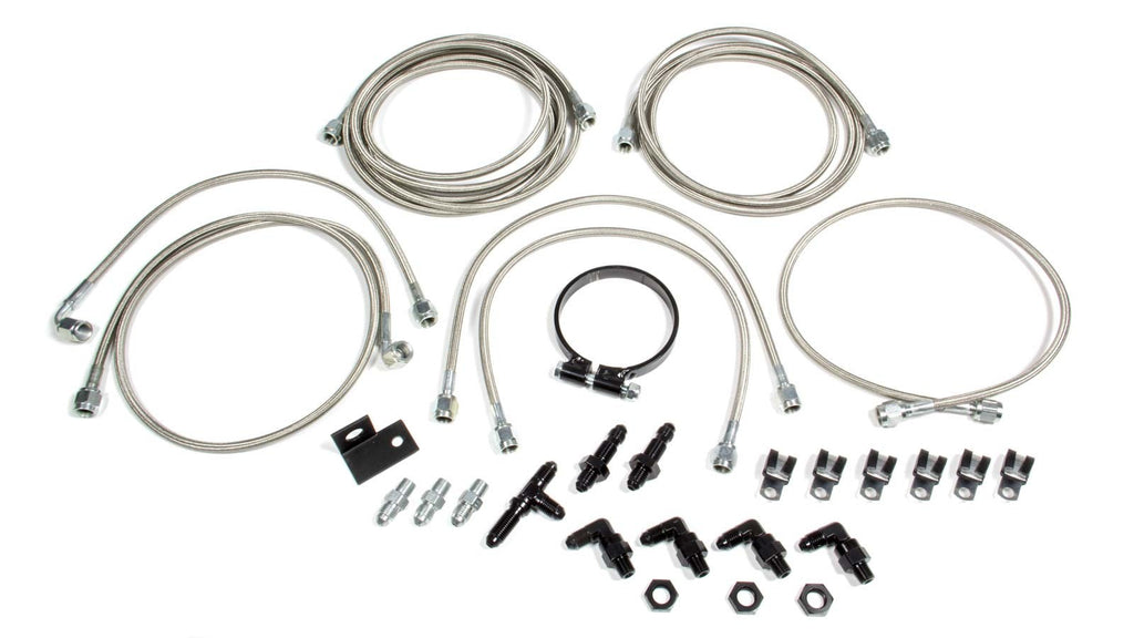 ALLSTAR PERFORMANCE 42054 - Dirt Car Brake Line Kit LM Aftermarket Calipers image