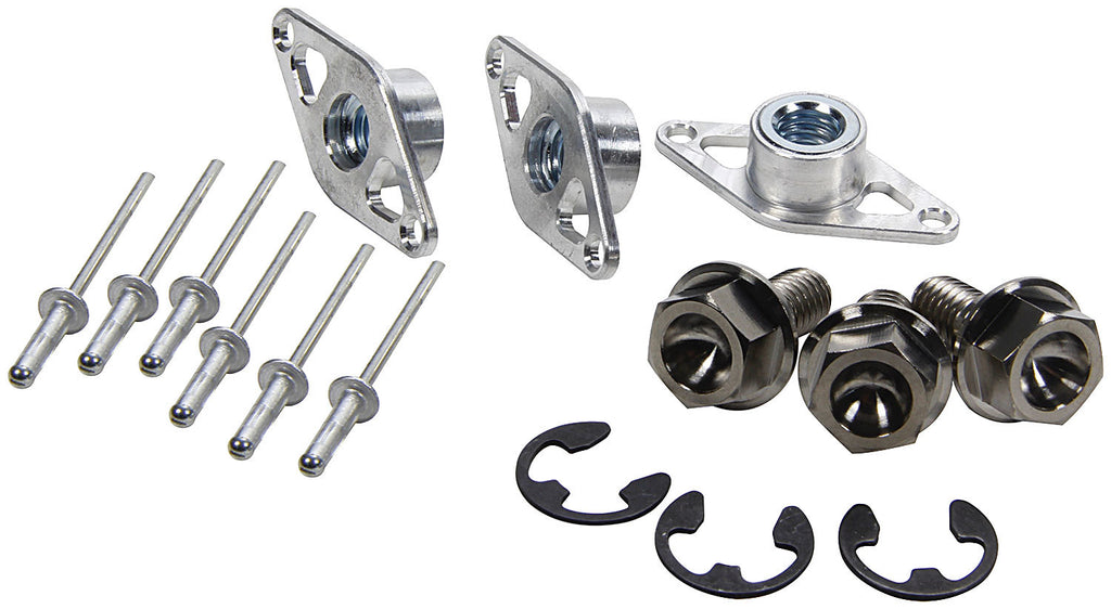 ALLSTAR PERFORMANCE 44266 - Sprint Wheel Cover Bolt Kit Titanium image