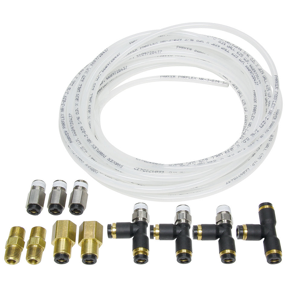 ALLSTAR PERFORMANCE 48019 - Nylon Brake Line Kit for use w/ Gauges image